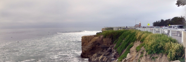 West Cliff Drive in Santa Cruz, CA