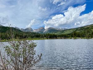 Sprague Lake in RMNP Sprague Lake calm water view