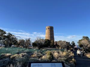 The historic Indian Watchtower at Desert View