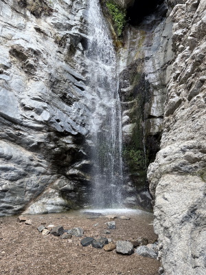 Millard Falls waterfall in Altadena canyon