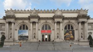 The facade of the Metropolitan Museum of Art