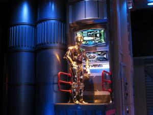 Star Tours Starspeeder simulation ride vehicle