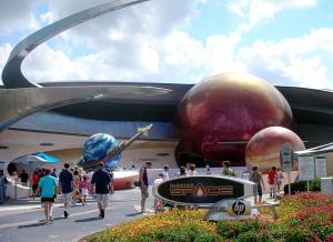 Mission Space ride at Epcot simulating a mission to Mars