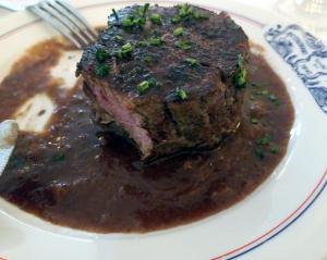 Elegant braised lamb at Antoine's Restaurant
