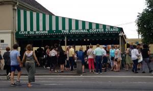 The iconic Cafe Du Monde in New Orleans