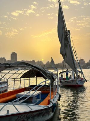 Sailboat on the Nile River