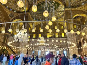 Interior of the Mosque of Muhammad Ali