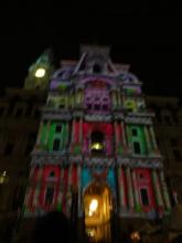 Philadelphia City Hall light show