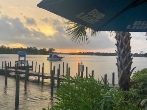AJ's on the Bayou - sunset
