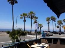 Carlsbad Seawall - view from Dini's