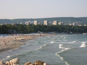 Varna Beach along the Black Sea